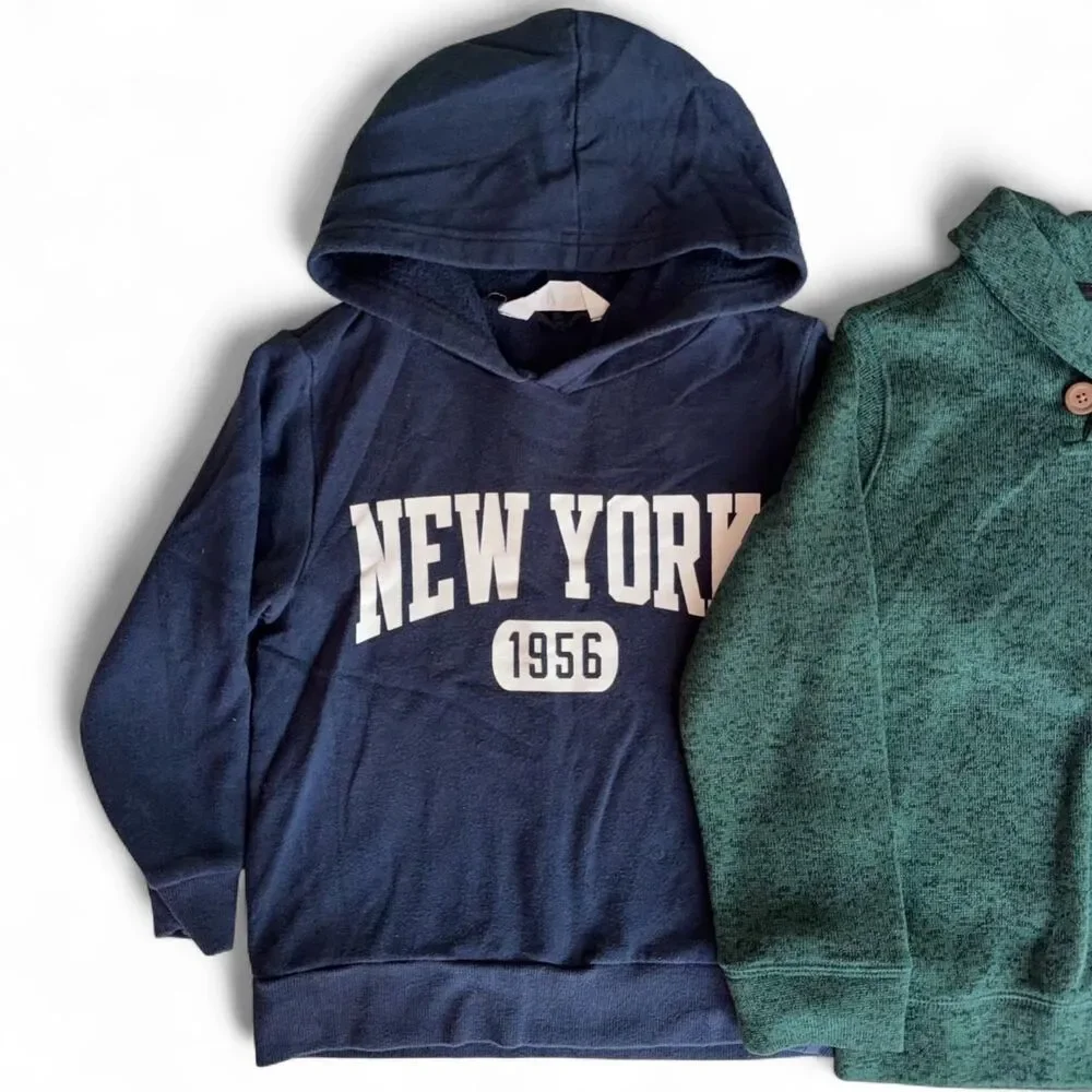 Boys Hoodie & Sweater Bundle  4 pieces size 6